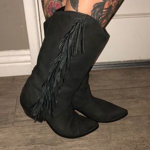 Zodiac Fringe western boots